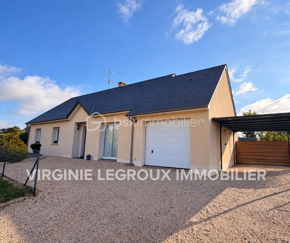 Vente Maison En Exclusivité, Maison de plain-pied 3 chambres 83m2 La brulatte