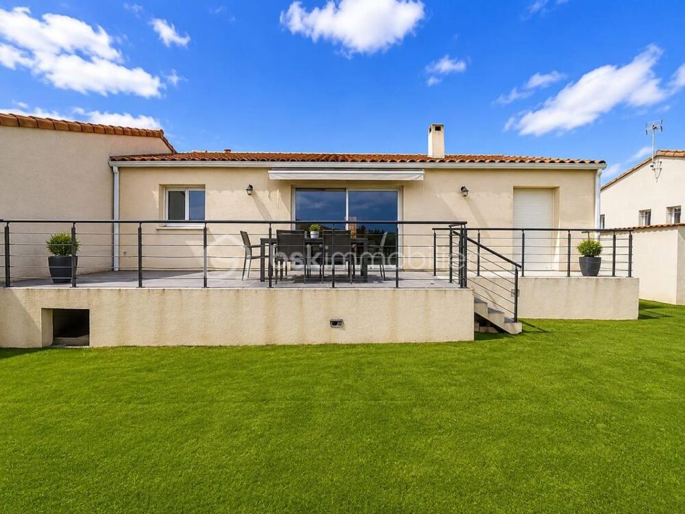 Vente Villa MAUREILHAN – VILLA RÉCENTE 3 CHAMBRES AVEC GARAGE, TERRASSE ET TERRAIN PISCINABLE Maureilhan