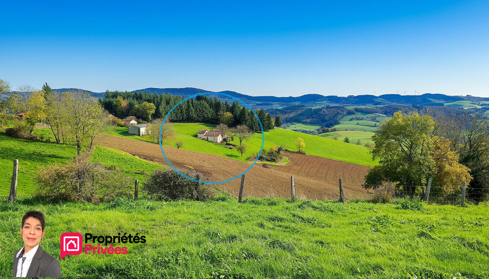 Vente Maison SAINT JEAN LA BUSSIERE (69550)  Maison de campagne avec vue panoramique et 1,7 hectare de terrain Saint jean la bussiere