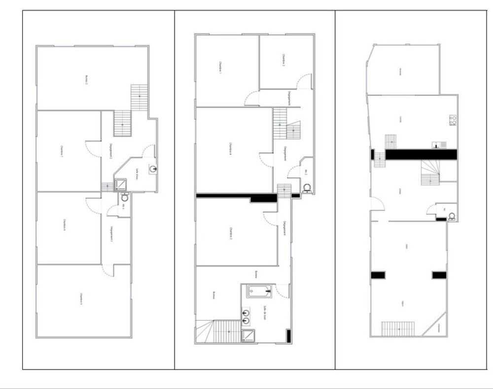Maison Briarde de 256 m2 avec cachet et travaux  7 chambres - Jardin