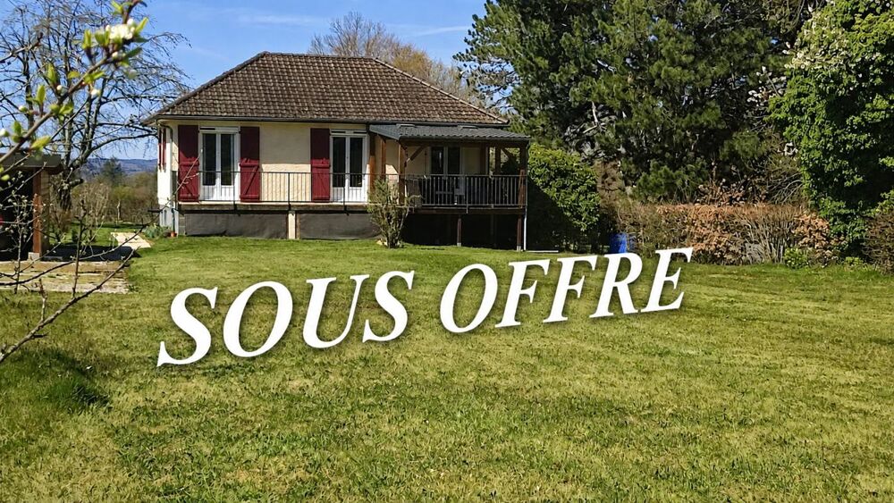 Maison individuelle avec beau terrain plat à Soursac