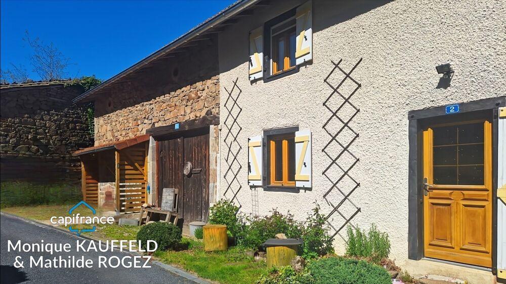 Maison à vendre 4 pièces OLLIERGUES (63) avec jardin, grange et cave