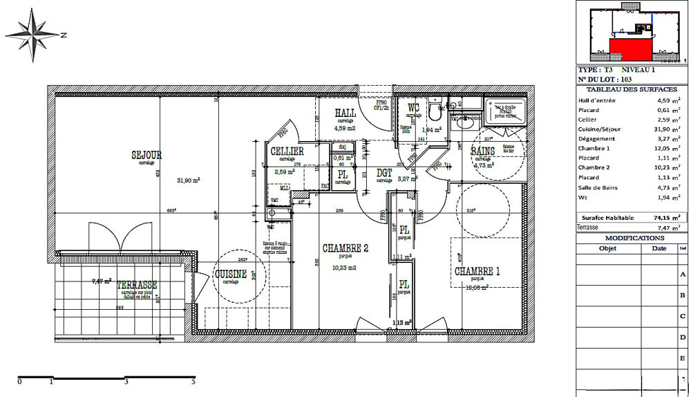 Vente Appartement BOURG ARGENTAL 42220 Programme neuf de 9 logements du T2 au T4, 10 garages et 15 places de parkint Bourg argental