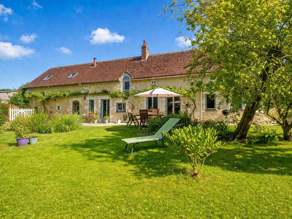 Longère de charme au coeur du Perche - 4 chambres, jardin arboré et rivière