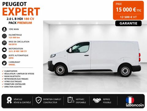 Expert 1&deg; Main / 2L B HDI 180cv L1H1 EAT8 BVA PREMIUM CLIM/CAMERA/L 2019 occasion 60430 Abbecourt