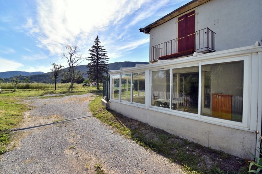 Maison à vendre, LE BRUSQUET (04) Ensemble immobilier avec jardin, logement indépendant et vue dégagée
