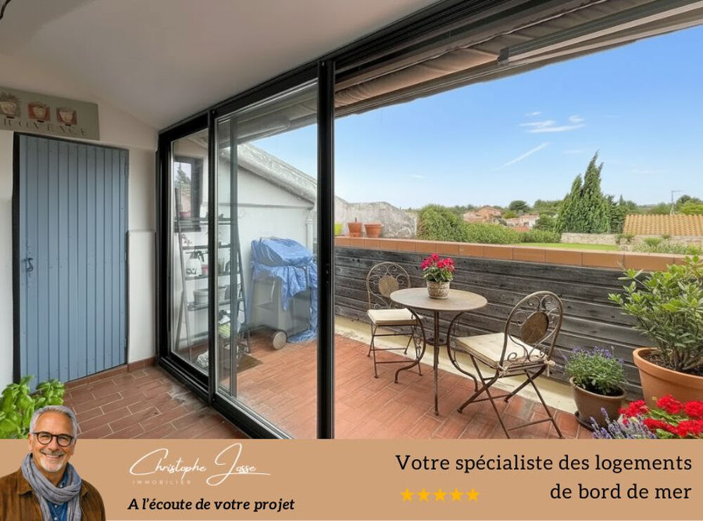 LEUCATE VILLAGE - Maison de caractère avec terrasse suspendue