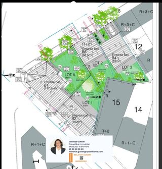  Terrain à vendre 851 m²