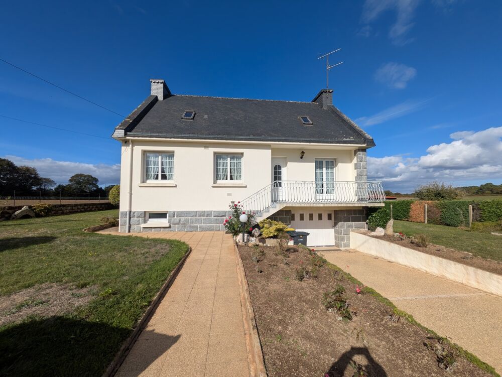 Vente Maison BUBRY EN CAMPAGNE AU CALME MAISON NÉO BRETONNE EN REZ DE CHAUSSEE SURELEVE AVEC VIE DE PLAIN PIED DE 5 PIÈCES DE 100m² ENVIRON P Bubry