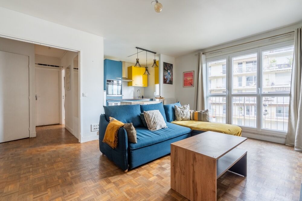 Vente Appartement T2 43m² rafraîchi à neuf + cave et parking Paris 19ème Paris 19