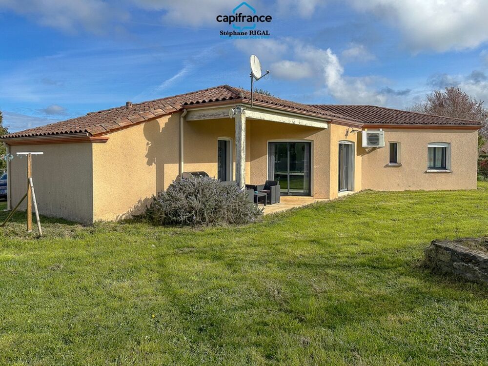 Maison à vendre 5 pièces MONTAYRAL (47) de 100m2 habitables sur 1659m2 de terrain clos