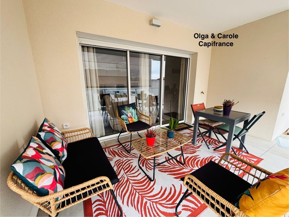 Vente Appartement Appartement à vendre 3 pièces dans résidence récente  au CAP D'AGDE à 50 m de la plage ! avec parking couvert et 2 celliers Le cap d agde