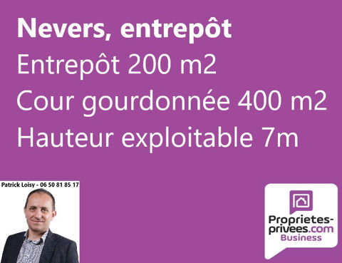 NEVERS - LOCATION ENTREPOT + PARKING 990 58000 Nevers