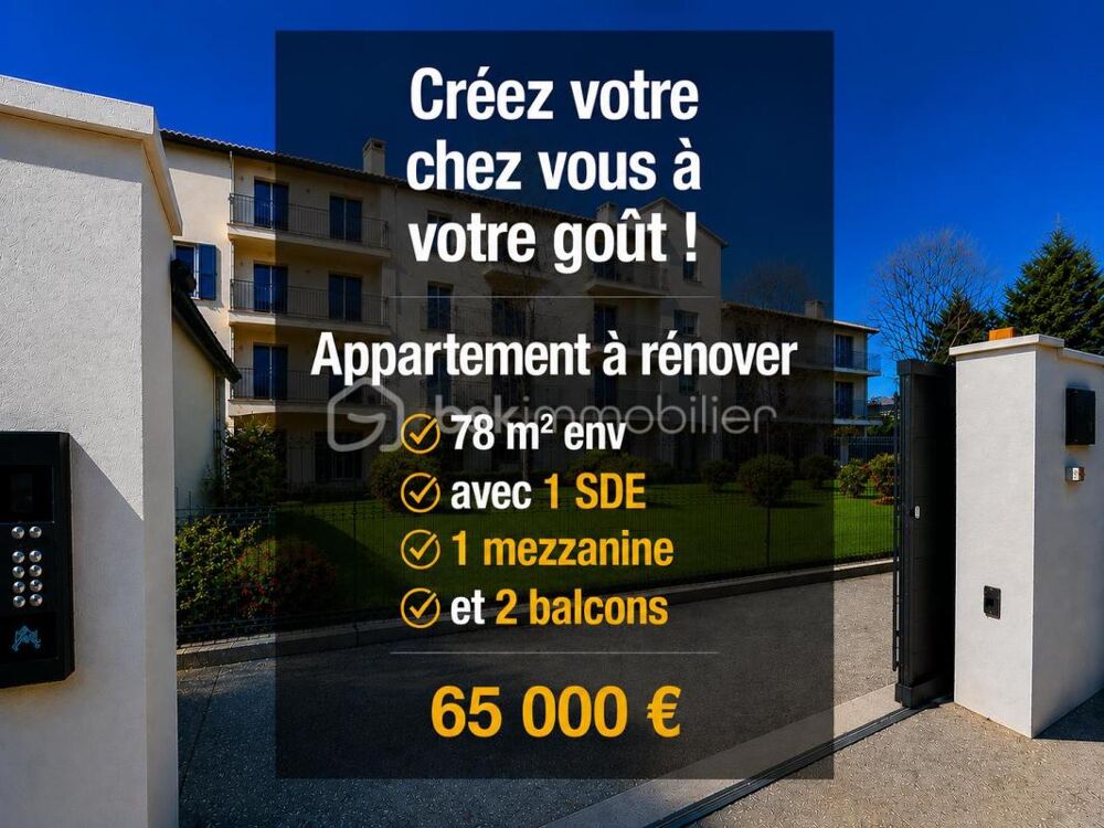 SAINT-CHRISTOL ((84) - Créez votre T3 sur mesure ! Plateau sous forme d'appartement de 78 m² env. situé au 2ème étage avec ascen