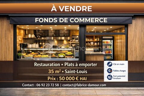 Vente Fonds de Commerce de 35 m&sup2; sur Saint-Louis 50000 97450 Saint louis
