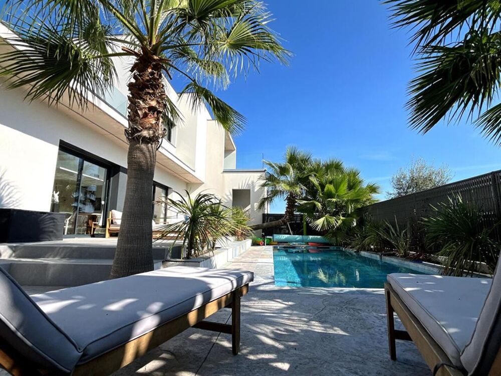 Vente Maison Incroyable villa de prestige contemporaine de 150 m2  sur un terrain 3 faces avec piscine sans vis-à-vis  dans un secteur prisé Saint cyprien