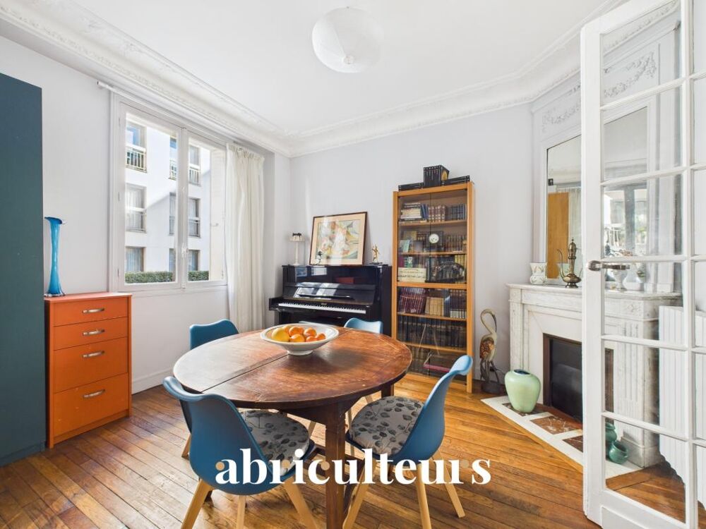 Vente Appartement 4 pièces au calme sur cour arborée – Charme de l'ancien – Paris 15e Convention – 72 m² Paris 15