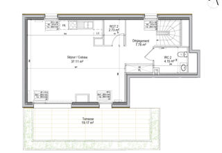  Appartement à vendre 4 pièces 108 m²