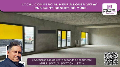 LOCAL COMMERCIAL &Agrave; LOUER 253 m&sup2; - RN6 SAINT-BONNET-DE-M&Ucirc;RE 4427 69720 Saint bonnet de mure