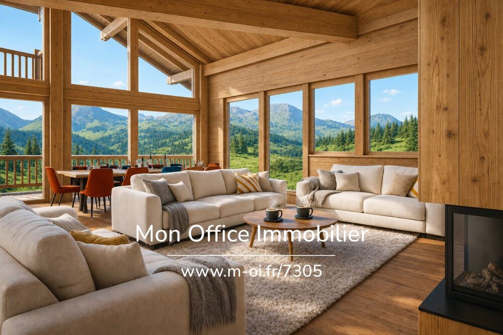 Vente Maison Référence : 7305-MBE - Chalet Haut de Gamme - 6 chambres - 220m² Le monetier les bains