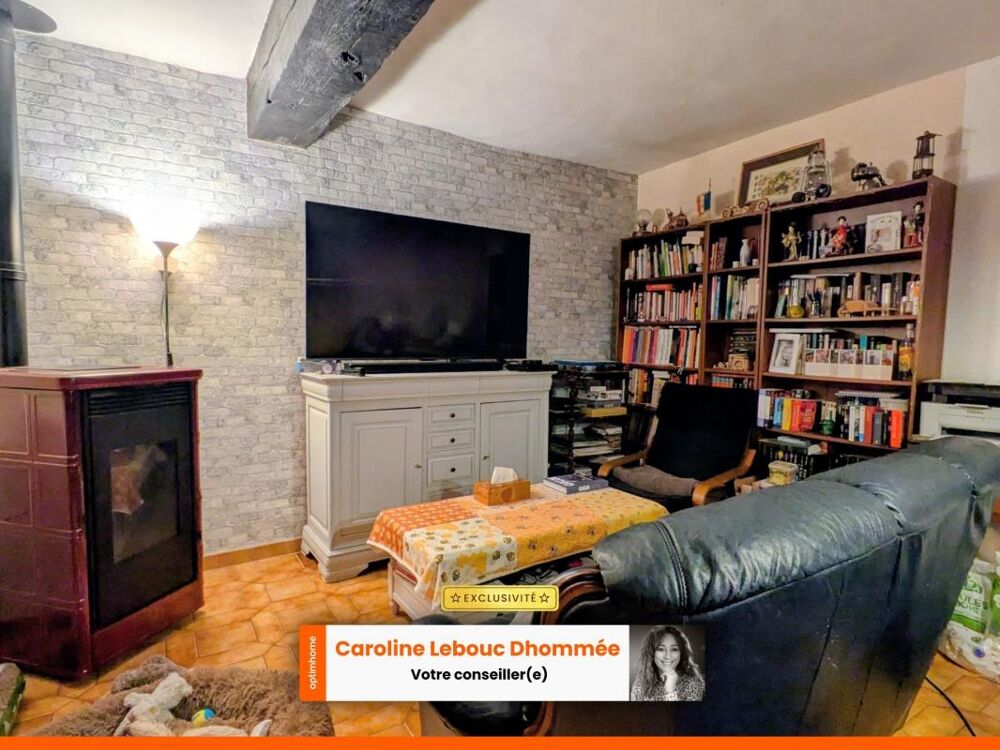Vente Maison Maison de village 85 m² rénovée (3 ch. + bureau, poêle granulés), cour avec terrasse + jardin La chapelle souef