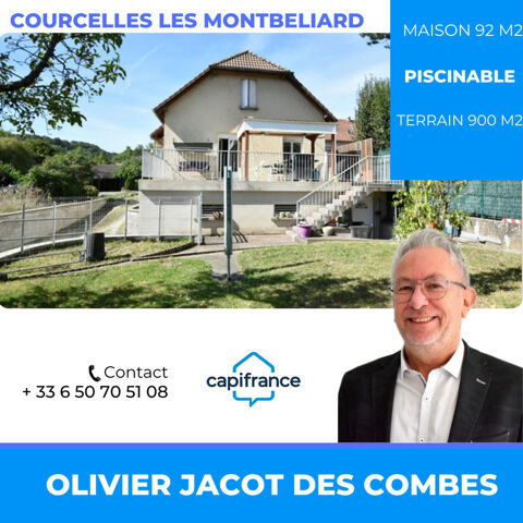 Dpt Doubs (25), à vendre COURCELLES LES MONTBELIARD maison P6 164000 Courcelles-ls-Montbliard (25420)