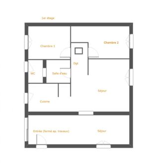  Appartement � vendre 3 pi�ces 65 m�