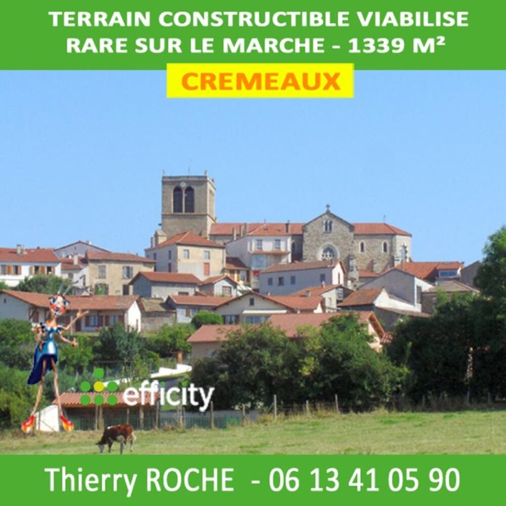 Vente Terrain Terrain Cremeaux