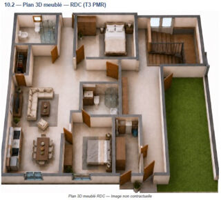  Appartement à vendre 3 pièces 65 m²