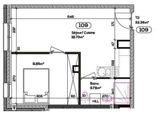 Appartement � vendre 2 pi�ces 32 m�