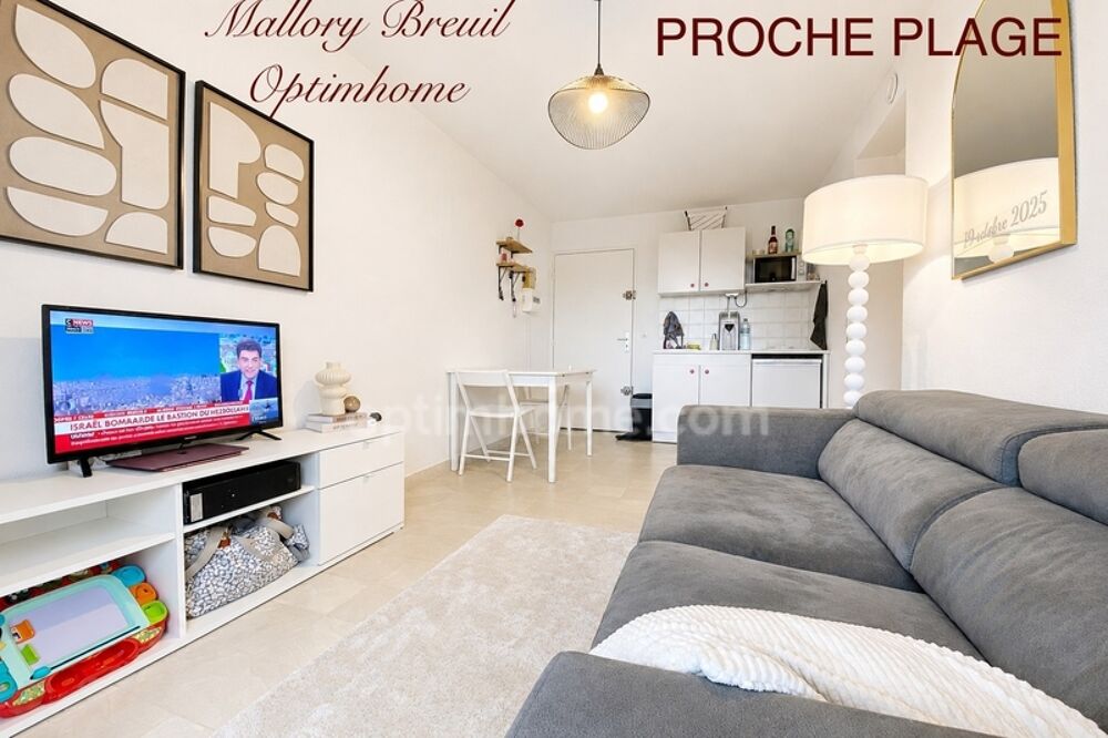 Appartement T2 25M2 avec terrasse à Sète