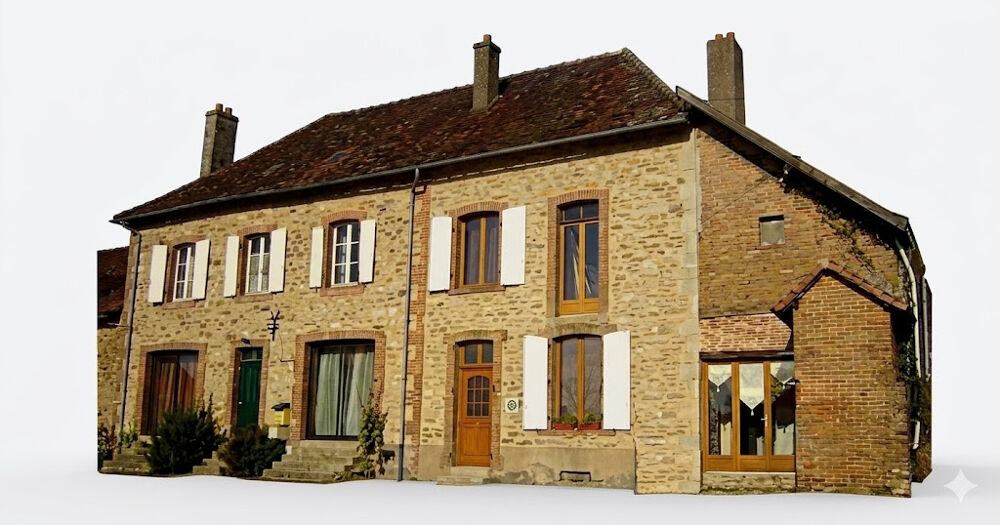 Coup de coeur assuré -Propriété de caractère en pierre-Maison familiale & gîte de 280m2 sur un terrain d'environ 2,8 ha proche d