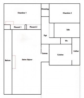  Appartement � vendre 3 pi�ces 72 m�