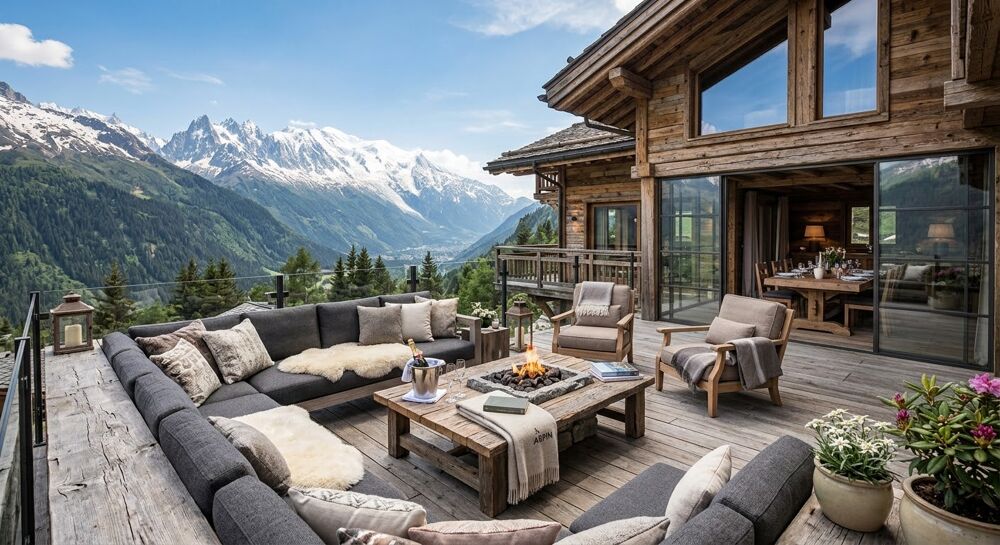 Vente Appartement - SUPERBE CHALET avec TERRASSE, JARDIN PRIVATIF, GARAGE, PROCHE MONT-BLANC - Combloux