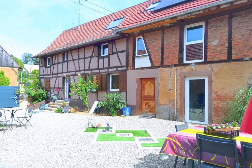 Vente Maison Grande maison Alsacienne rénovée, avec terrain et dépendances, 8 pièces, 246 m2 Wingersheim les quatre bans