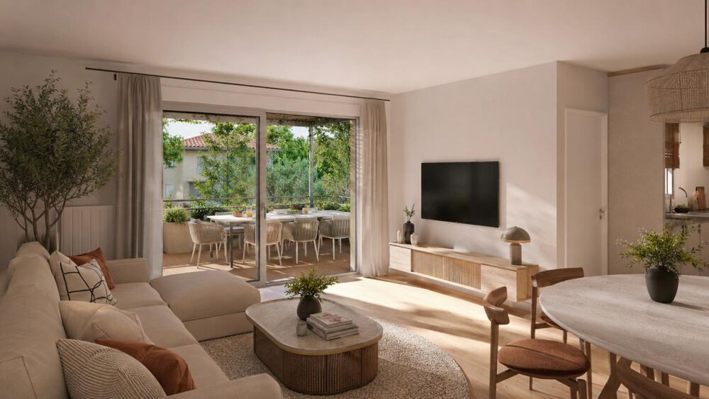 Bel appartement T3 avec grande terrasse à Sathonay-Village