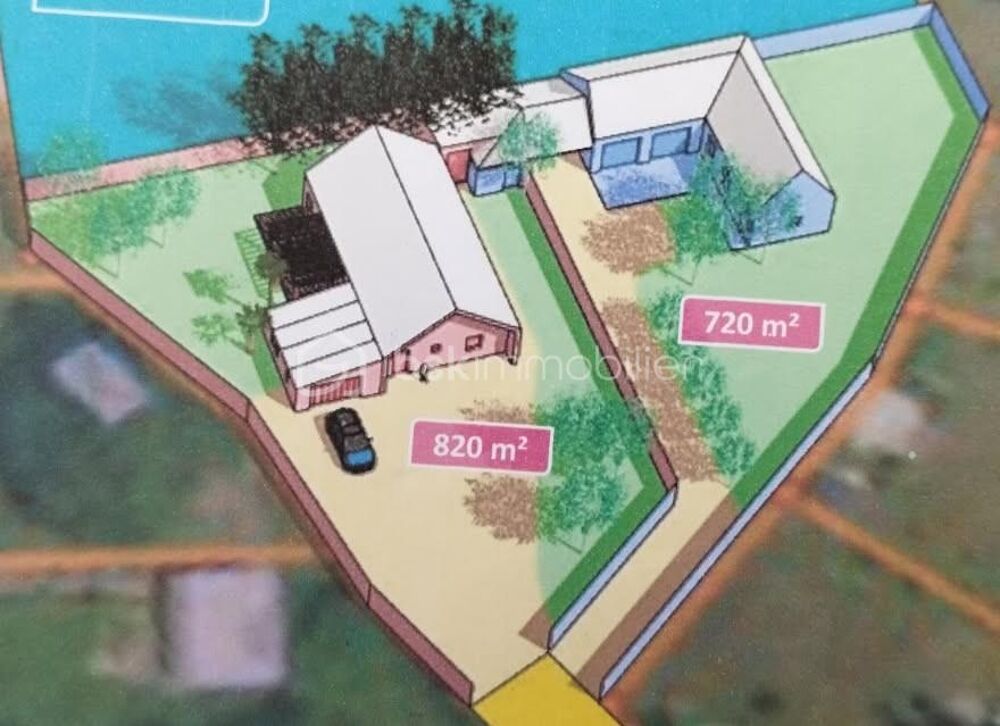 Vente Terrain Terrain constructible de 1597m² Saint christophe des bois