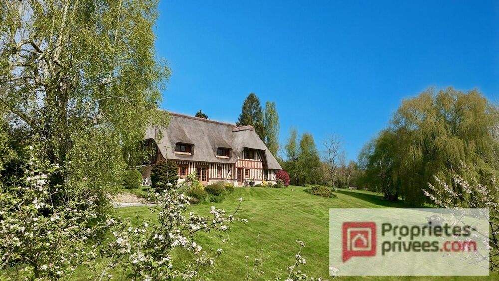 À 6 minutes de Deauville Élégante chaumière normande au Coeur d'un domaine naturel de 3 hectares