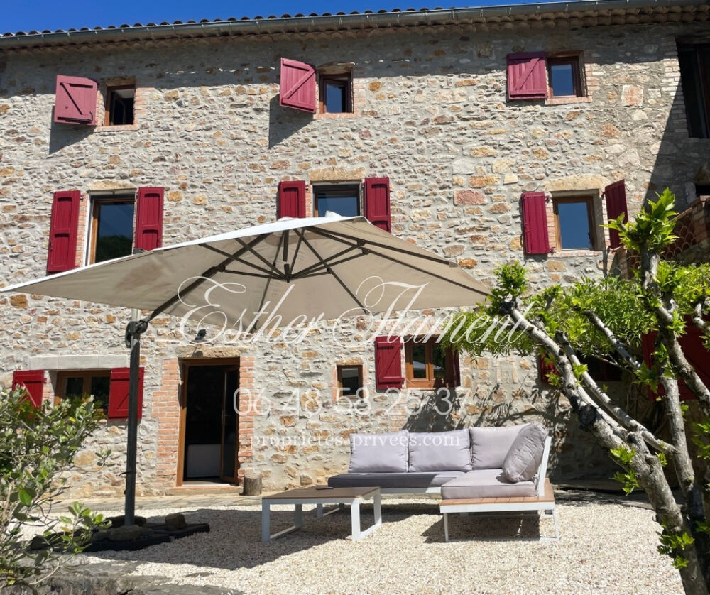 Vente Maison MAS rénové 4 CHAMBRES TERRAIN 1400 m2 ENVRION Anduze