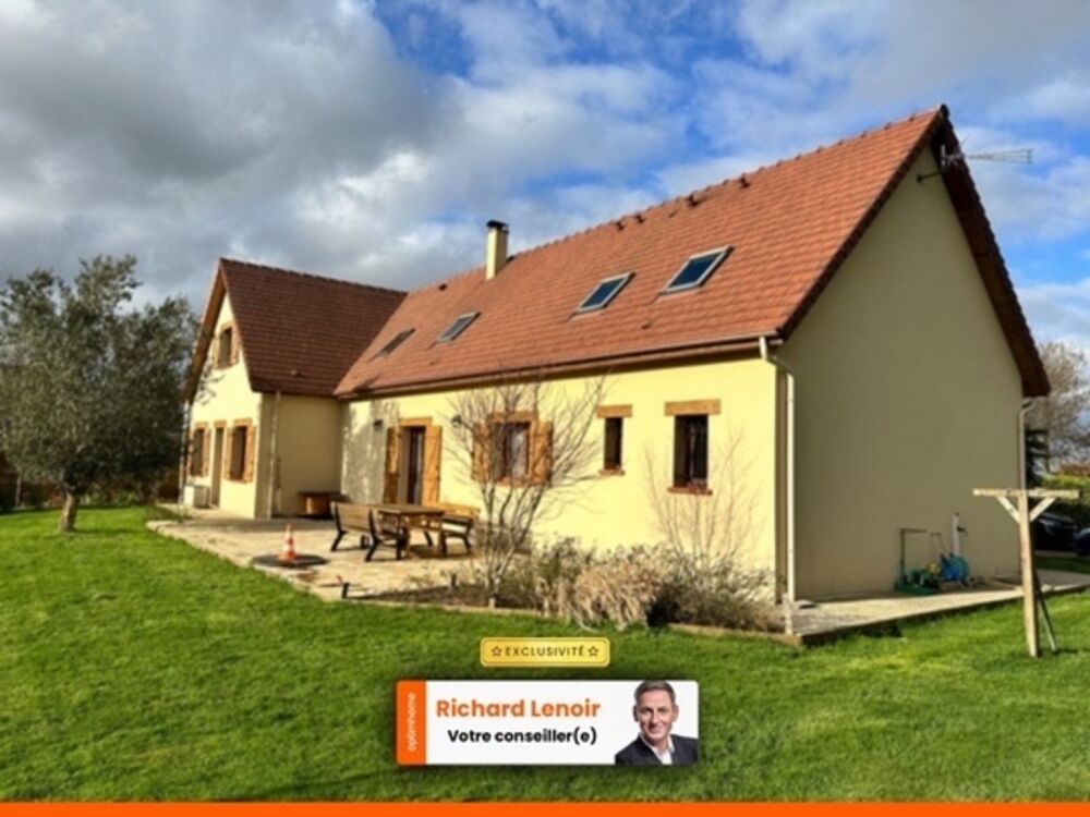 Magnifique maison contemporaine de 200 m² avec ses 4 chambres dans un endroit tranquille au coeur de la Normandie