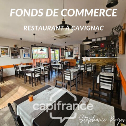 Dpt Gironde (33), à vendre CAVIGNAC Restaurant 154000 33620 Cavignac