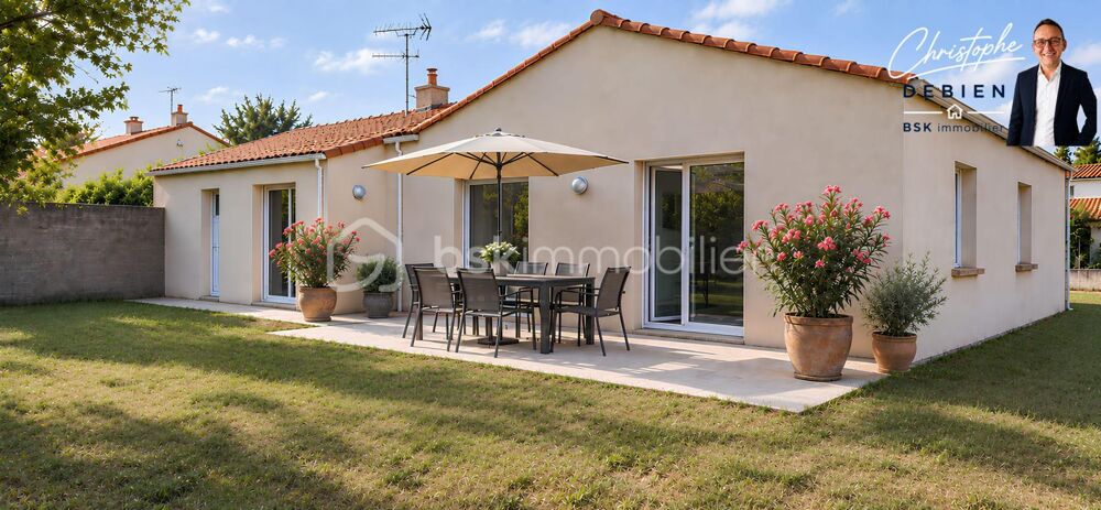 PAVILLON PLAIN-PIED DE 2002 SUR 560 M² DE TERRAIN  3 CHAMBRES  JARDIN ET TERRASSE