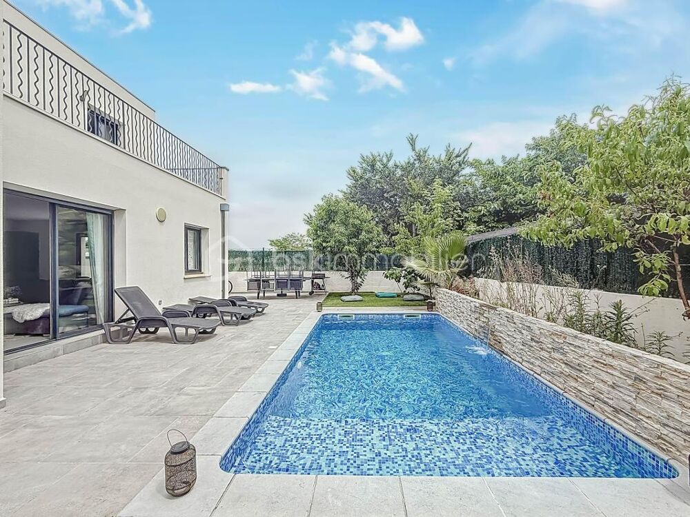 Vente Maison *** VILLA CONTEMPORAINE DE 130M2 AVEC PISCINE ET GARAGE À GIGNAC *** Gignac
