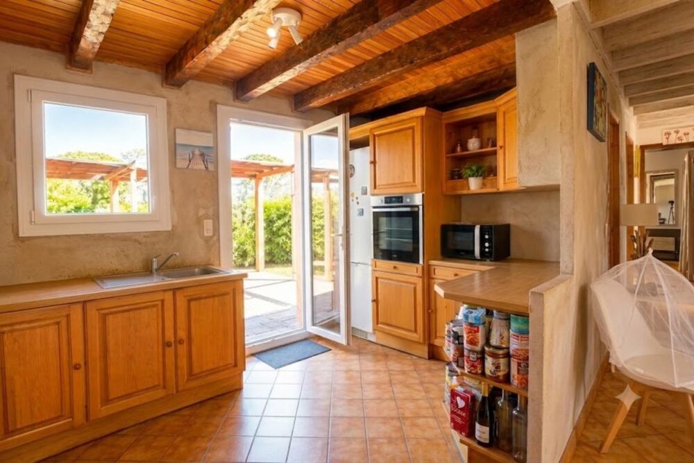 Maison bois type chalet 125 m² sur terrain de 5 110 m² divisible - ONESSE-ETR-LAHARIE