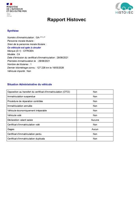C4 1.5l B HDI 130cv BVA / EAT8 Pack BUSINESS GPS/CAMERA/CLIM id 2022 occasion 60430 Abbecourt
