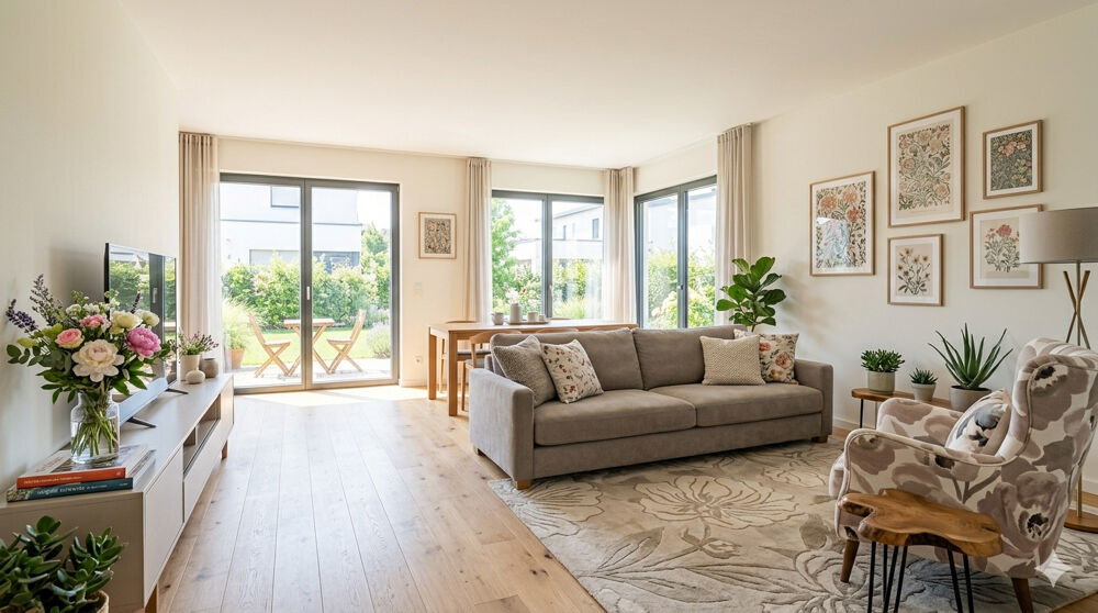 - RARE MAISON orientée SUD avec JARDIN PRIVATIF, PARKING et PROCHE MÉTRO 11 -