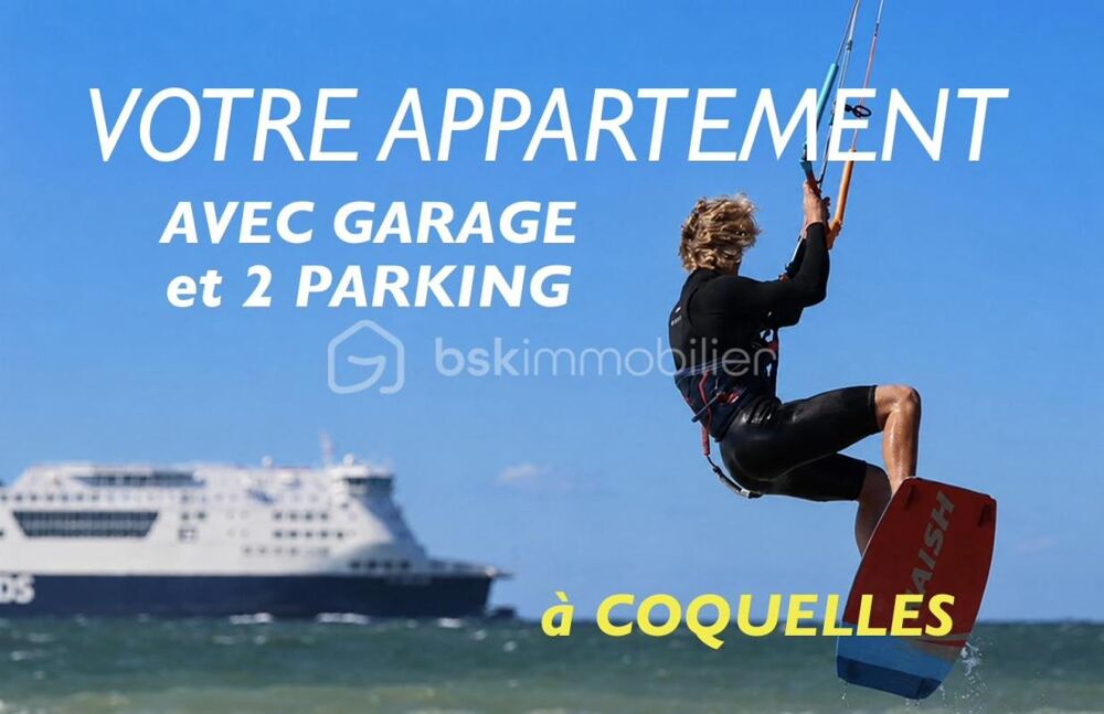 Vente Appartement L'APPARTEMENT 3 CHAMBRES, GARAGE, 2 PLACES DE PARKING...PROCHE DES SPOTS ! Sangatte