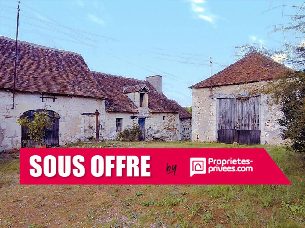 Maison de pays Yzeures Sur Creuse 3 pièces grange et terrain