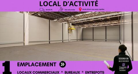 MONTATAIRE (60) - ENTREP&Ocirc;T 400 m&sup2;,  &Agrave; LOUER 2450 60160 Montataire