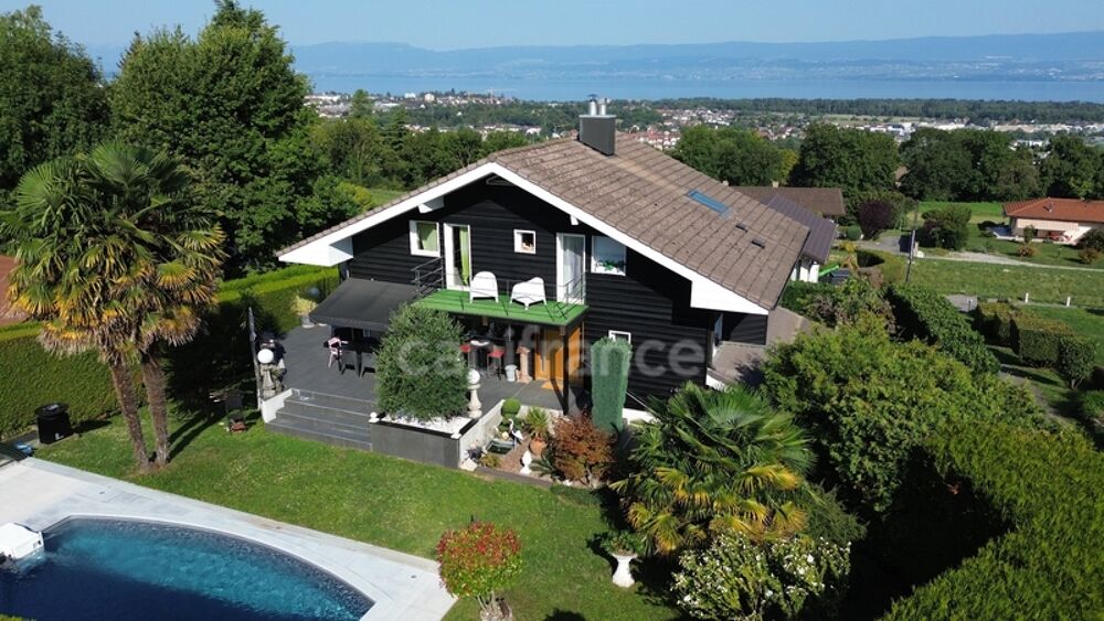 Vente Maison VUE LAC LÉMAN – VILLA D'ARCHITECTE AVEC PISCINE & STUDIO INDÉPENDANT - MARIN (74) Marin